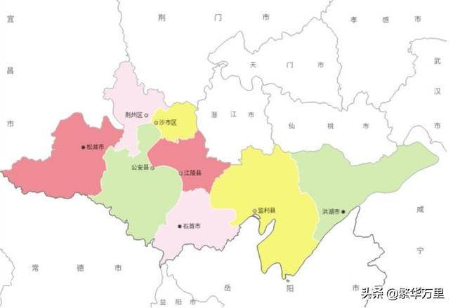 荆州在哪个省份(湖北省荆州市8个区县的历史形成)-图片9